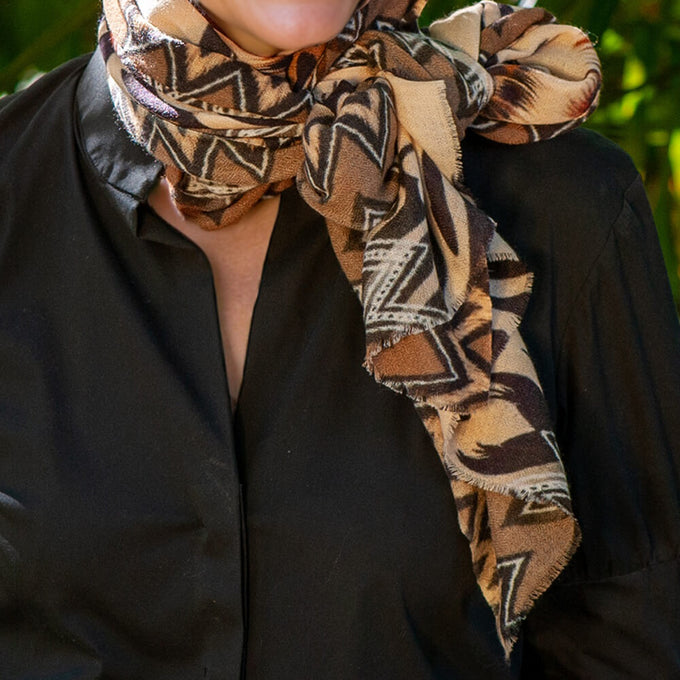 PRE ORDER: Wild Imagination Trilogy - Serengeti Cashmere and Silk Wrap