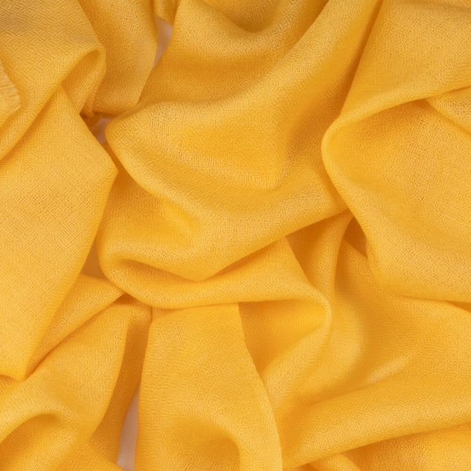 Buttercup Yellow Cashmere and Silk Wrap