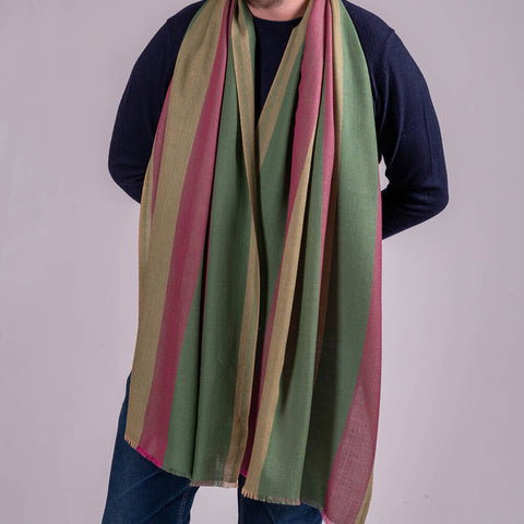 The Cambridge Fine Wool and Silk Scarf