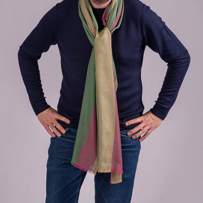 The Cambridge Fine Wool and Silk Scarf