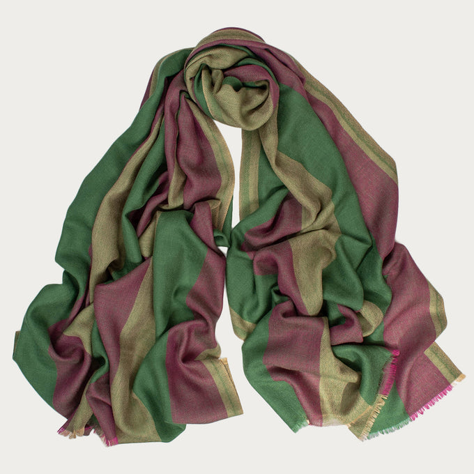 The Cambridge Fine Wool and Silk Scarf