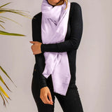 The Fondant Collection - Fondant Lilac Handwoven Cashmere Shawl