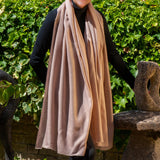 The Spice Palette - Toasted Cinnamon Cashmere and Silk Wrap