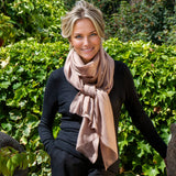 The Spice Palette - Toasted Cinnamon Cashmere and Silk Wrap