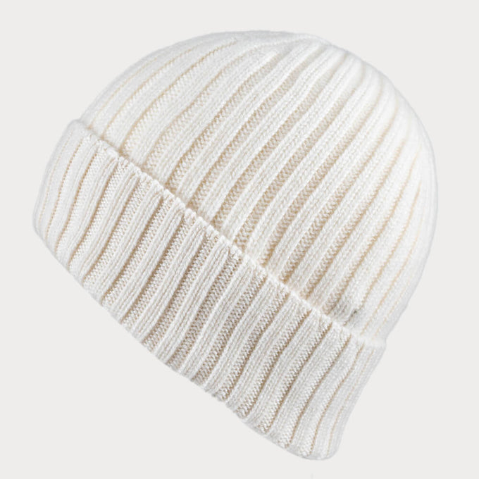 The Classic Cream Cashmere Beanie Hat