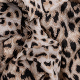 Supersize Dappled Leopard Print Cashmere and Silk Shawl