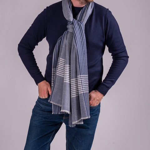 The Derby Fine Wool and Silk Scarf
