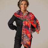 PRE ORDER: Echoes of the Wild - Amber Trail Cashmere and Silk Wrap