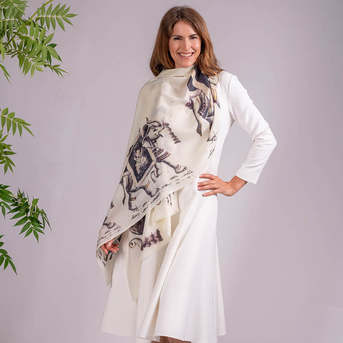 Elephant Walk Cashmere and Silk Wrap