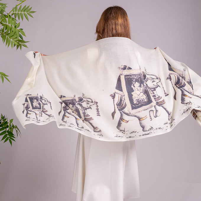 Elephant Walk Cashmere and Silk Wrap