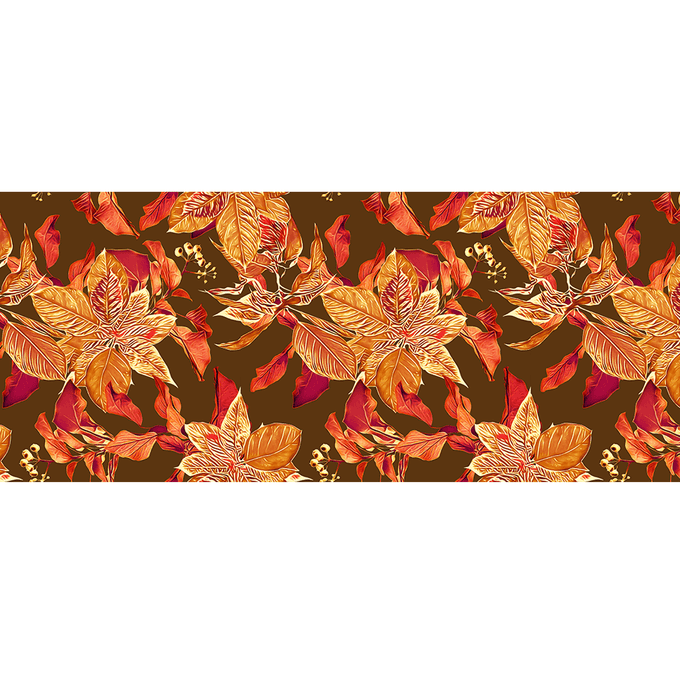 The Botanical Quartet - The Falling Leaves Cashmere and Silk Wrap
