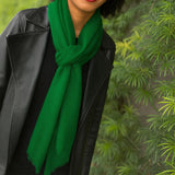 Fern Green Cashmere and Silk Wrap