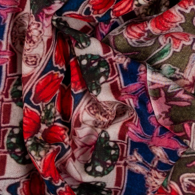 PRE ORDER: The Liberty ‘Art Nouveau’ Quintet - Flower Fete Cashmere and Silk Wrap