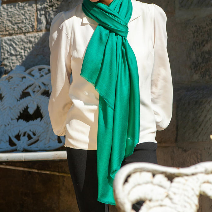 Parakeet Green Modal Wrap