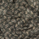 Tropea Olive Paisley Wool Scarf