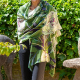 PRE ORDER - The Botanical Quartet - The Peony Cashmere and Silk Wrap