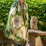 PRE ORDER - The Botanical Quartet - The Peony Cashmere and Silk Wrap