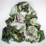 The Botanical Quartet - The Peony Cashmere and Silk Wrap