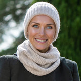 Grey Luxe Italian Cashmere Beanie