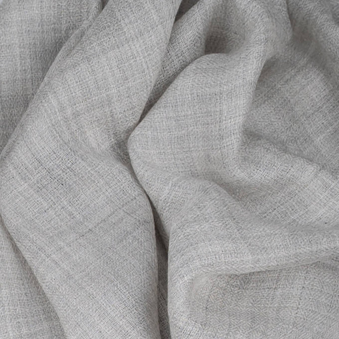The Tonal Shades - Grey Mist Cashmere and Silk Wrap