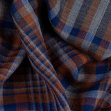 Harley Multi Toned Check Silk and Wool Scarf