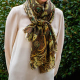 PRE ORDER: The Liberty Hera Hana Trio - Green Cashmere and Silk Wrap