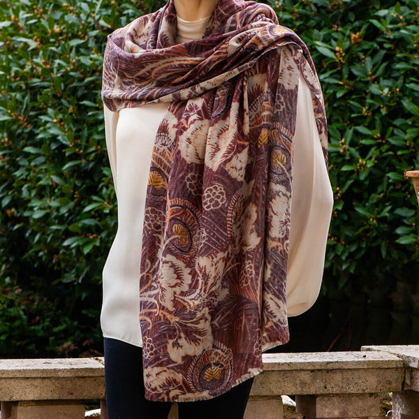 The Liberty Hera Hana Trio - Taupe Cashmere and Silk Wrap