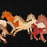Hand Embroidered Pashmina Cashmere Shawl - Horses