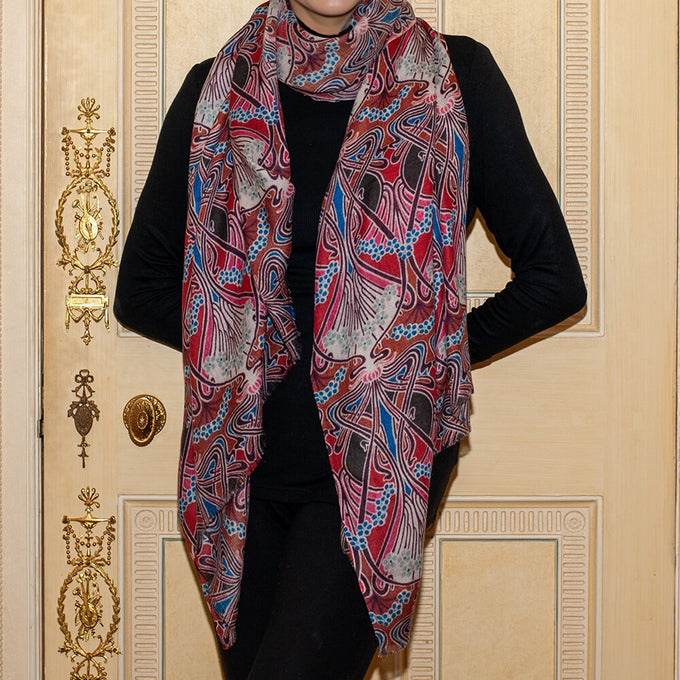 PRE ORDER: The Liberty ‘Art Nouveau’ Quintet - Ianthe Cashmere and Silk Wrap