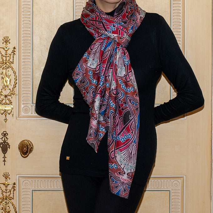 PRE ORDER: The Liberty ‘Art Nouveau’ Quintet - Ianthe Cashmere and Silk Wrap