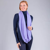 Lilac Double Size Cashmere Snood