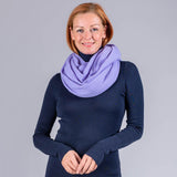 Lilac Double Size Cashmere Snood