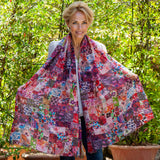 PRE ORDER: The Liberty ‘Archive Patchwork’ Trilogy - Patchwork Pinks Cashmere and Silk Wrap