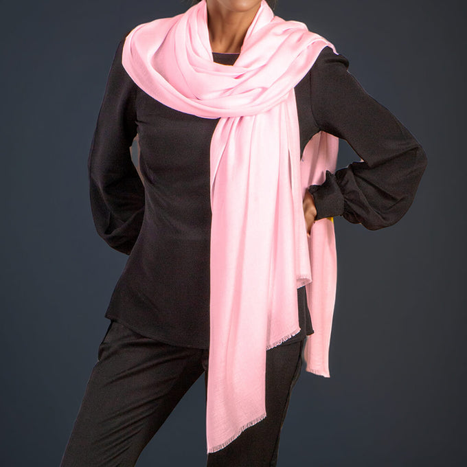 Pastel Pink Modal Wrap