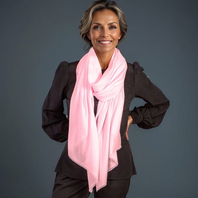 Pastel Pink Modal Wrap