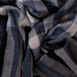 Lynsted Check Silk and Wool Scarf