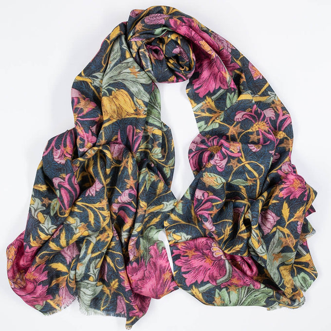 PRE ORDER: The Liberty ‘March Sparkle’ Trio-Pink Cashmere and Silk Wrap