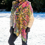 PRE ORDER: The Liberty ‘March Sparkle’ Trio-Pink Cashmere and Silk Wrap