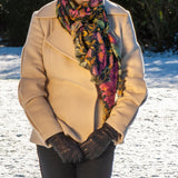 PRE ORDER: The Liberty ‘March Sparkle’ Trio-Pink Cashmere and Silk Wrap