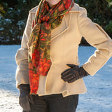 PRE ORDER: The Liberty March Sparkle Trio- Coral Cashmere and Silk Wrap