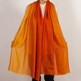 Monsoon Gold Shaded Cashmere and Silk Wrap