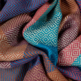 Multicolour Check Pashmina Cashmere Shawl