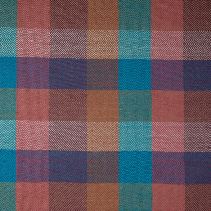 Multicolour Check Pashmina Cashmere Shawl