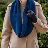Superluxe Cobalt Blue Italian Cashmere Double Snood