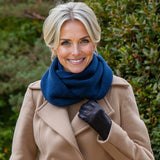 Superluxe Cobalt Blue Italian Cashmere Double Snood