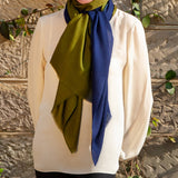 The Earth Tones - Twilight Glade Cashmere and Silk Wrap