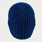 The Classic Navy Cashmere Beanie Hat