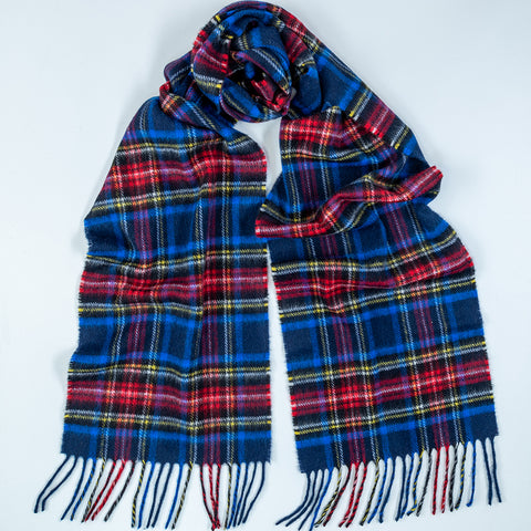 Black Stewart Cashmere Scarf