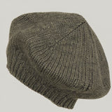 Olive Cashmere Beret