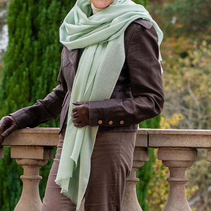 Opal Cashmere and Silk Wrap